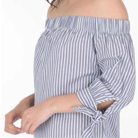 BNWT Ricki's Tie-Sleeve Off-Shoulder Blouse 🌺 Size 14 - Picture 5 of 11